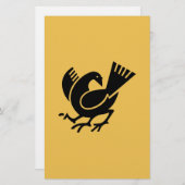 ヤタクロウ 便箋 (正面/裏面)