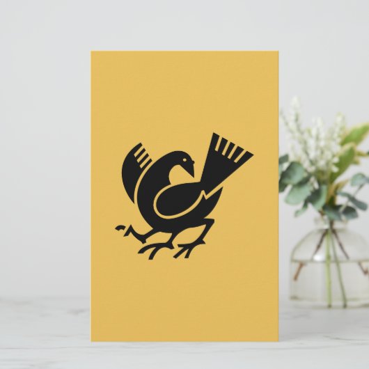 ヤタクロウ 便箋 (スタンド正面)