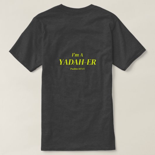 ヤダハーTシャツ Tシャツ (デザイン裏面)