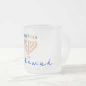 ヤダヤホワマーチ；フロストコーヒーマグ フロストグラスマグカップ (正面右)