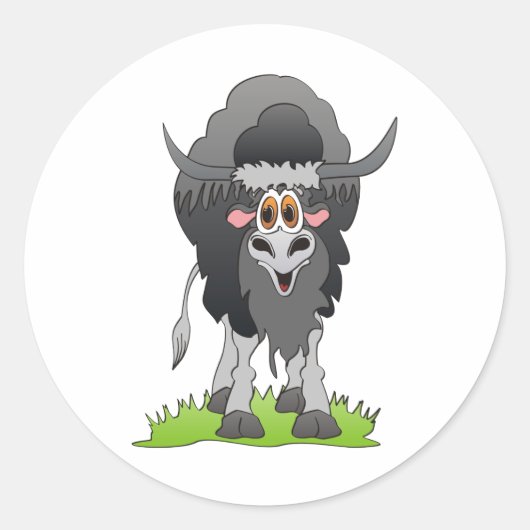 ヤックブラック ラウンドシール (正面)