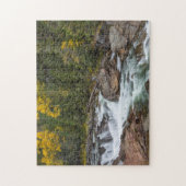 ヤック滝，秋，コオテナイナショナル ジグソーパズル (縦)
