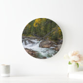 ヤック滝，秋，コオテナイナショナル ラージ壁時計 (ホーム)