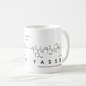 ヤッサーペプチド名mug コーヒーマグカップ (正面右)