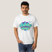 ヤッス クイーン!ポップアートステッカー Tシャツ (正面フル)
