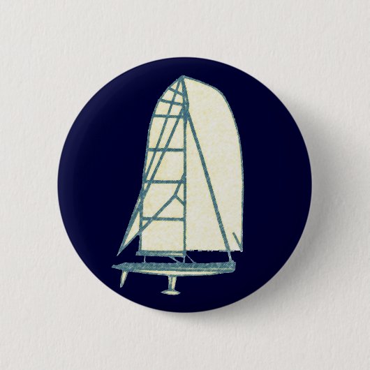 ヤッチングレーザー級 缶バッジ (正面)