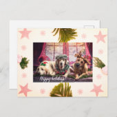 ヤッピーホリデーズペットホリデーカード シーズンポストカード (正面/裏面)