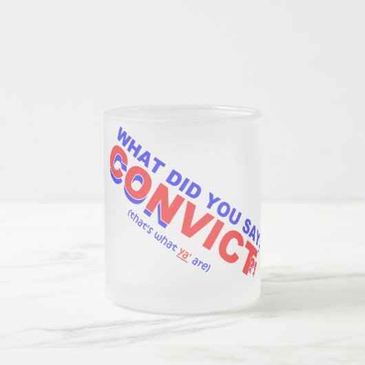 ヤッピー・クラップバック フロストグラスマグカップ (中央)