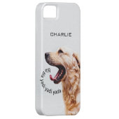 ヤップおもしろいドッグカスタムモノグラムの電話 Case-Mate iPhoneケース (裏面/右)