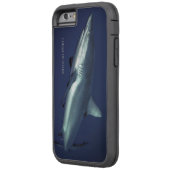 ヤップミクロネシアのグレーリーフシャーク Case-Mate iPhoneケース (裏面左)