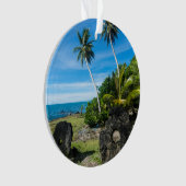 ヤップ島のライ石 オーナメント (正面)