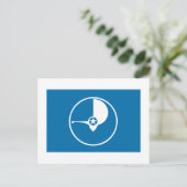 ヤップ州旗 ポストカード (スタンド正面)