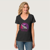 ヤッホー マダファカ 猫 Tシャツ (正面フル)