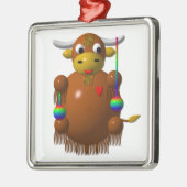 ヤッ遊クとヨーヨス メタルオーナメント (左)