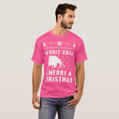 ヤツガニの醜いクリスマス Tシャツ (正面フル)
