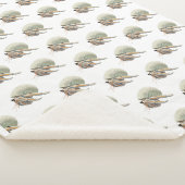 ヤツガニ毛布媒体 シェルパブランケット (3/4)