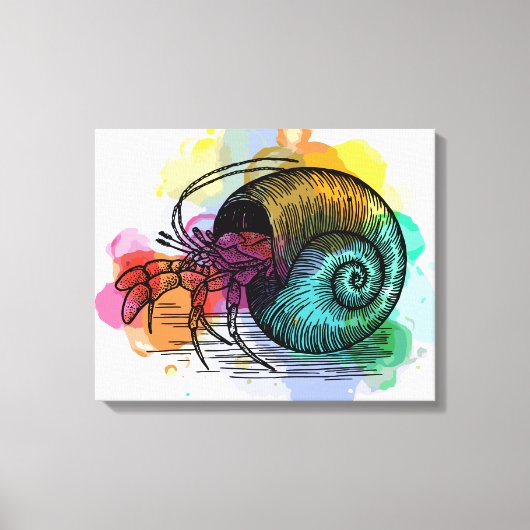 ヤツガニ キャンバスプリント (正面)