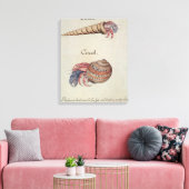 ヤツガニ キャンバスプリント (インサイチュ (リビング))