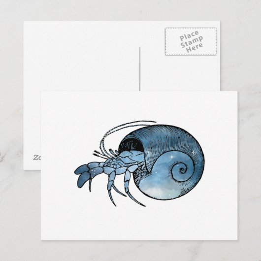 ヤツガニ ポストカード (正面/裏面)