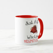 ヤドカリが大好きな女の子 マグカップ (正面右)