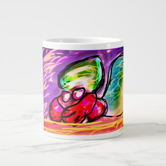 ヤドカリの宝石 ジャンボコーヒーマグカップ (正面)