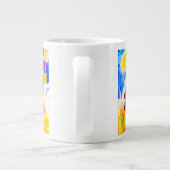 ヤドカリの水彩画が楽しい ジャンボコーヒーマグカップ (裏面)