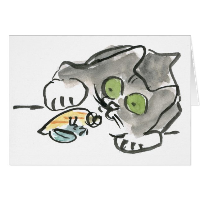 ヤドカリ及び子猫 (正面横)