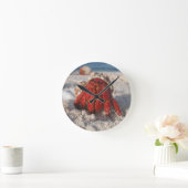 ヤドカリ ラウンド壁時計 (ホーム)