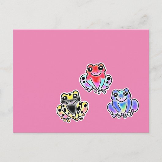 ヤドクガエルちゃん  ポストカード (正面)