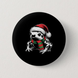ヤドクガエル クリスマス サンタ帽子 マフラー Xmas コス 缶バッジ