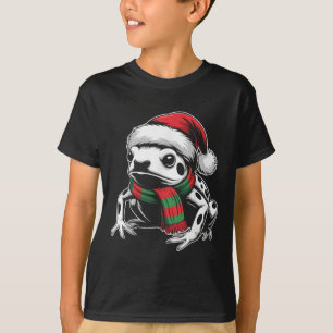ヤドクガエル クリスマス サンタ帽子 マフラー Xmas コス Tシャツ