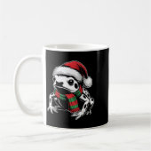 ヤドクガエル クリスマス サンタ 帽子 マフラー コーヒーマグカップ (左)