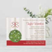 ヤドリキスをするットーボールブライダルシャワー 招待状 (スタンド正面)