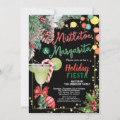 ヤドリギとマルガリータのクリスマスカクテルパーティー 招待状 (正面)