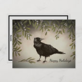 ヤドリギのカラス シーズンカード (正面/裏面)