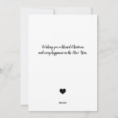 ヤドリギのキスが2020年のDo-over おもしろい Redに別れ シーズンカード (裏面)