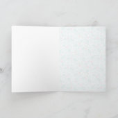 ヤドリギのクリスマスフォトカード シーズンカード (内部)