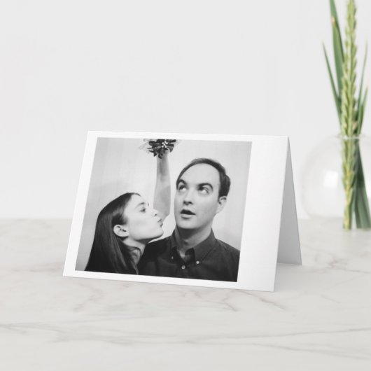 ヤドリギのクリスマス シーズンカード (正面)