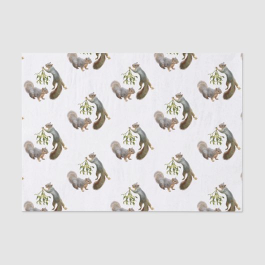 ヤドリギのティッシュペーパー 薄葉紙 (正面)