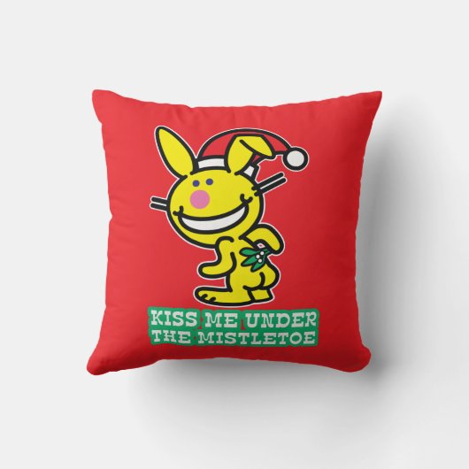 ヤドリギの下で私に接吻して下さい クッション (裏面)