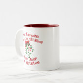 ヤドリギの下 ツートーンマグカップ (正面左)