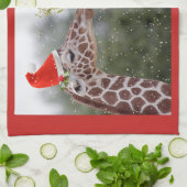 ヤドリギの時の台所タオル キッチンタオル (折り畳み)