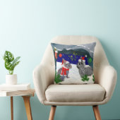 ヤドリギの枕の下の鳥 クッション (椅子)