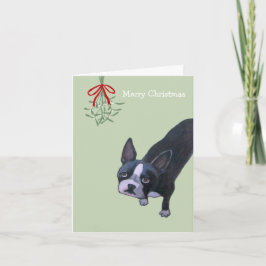 ヤドリギを持つ犬 シーズンカード