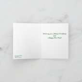 ヤドリギを持つ犬 シーズンカード (内部)