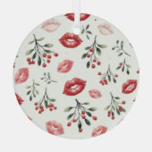 ヤドリギキス ガラスオーナメント (裏面)