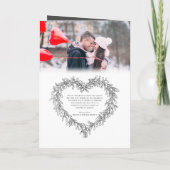 ヤドリギハートリースホワイトダークグレ結婚ーズ プログラム (裏面)