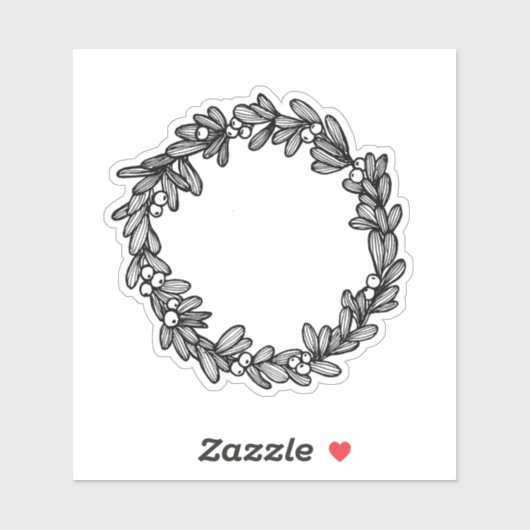 ヤドリギリース シール (シート)