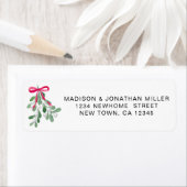 ヤドリギ差出人住所 ラベル (インサイチュ)