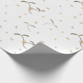 ヤドリギ模様の包装紙 ラッピングペーパー (角)